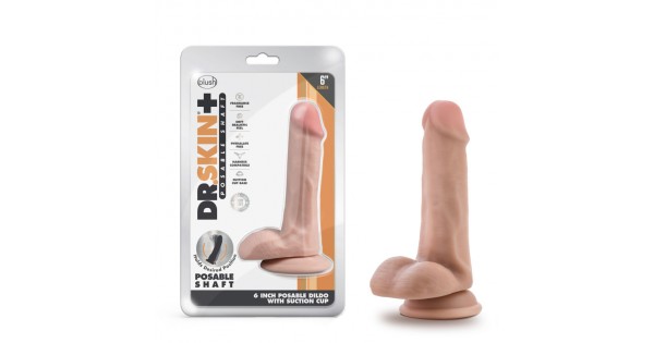 Dr Skin Plus 6 Girthy Poseable Dildo The Hot Spot